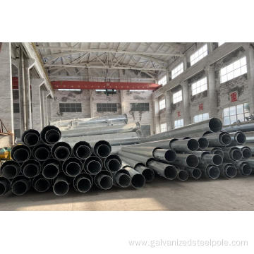 69KV Transmission Lines Dodecagonal Steel Pole